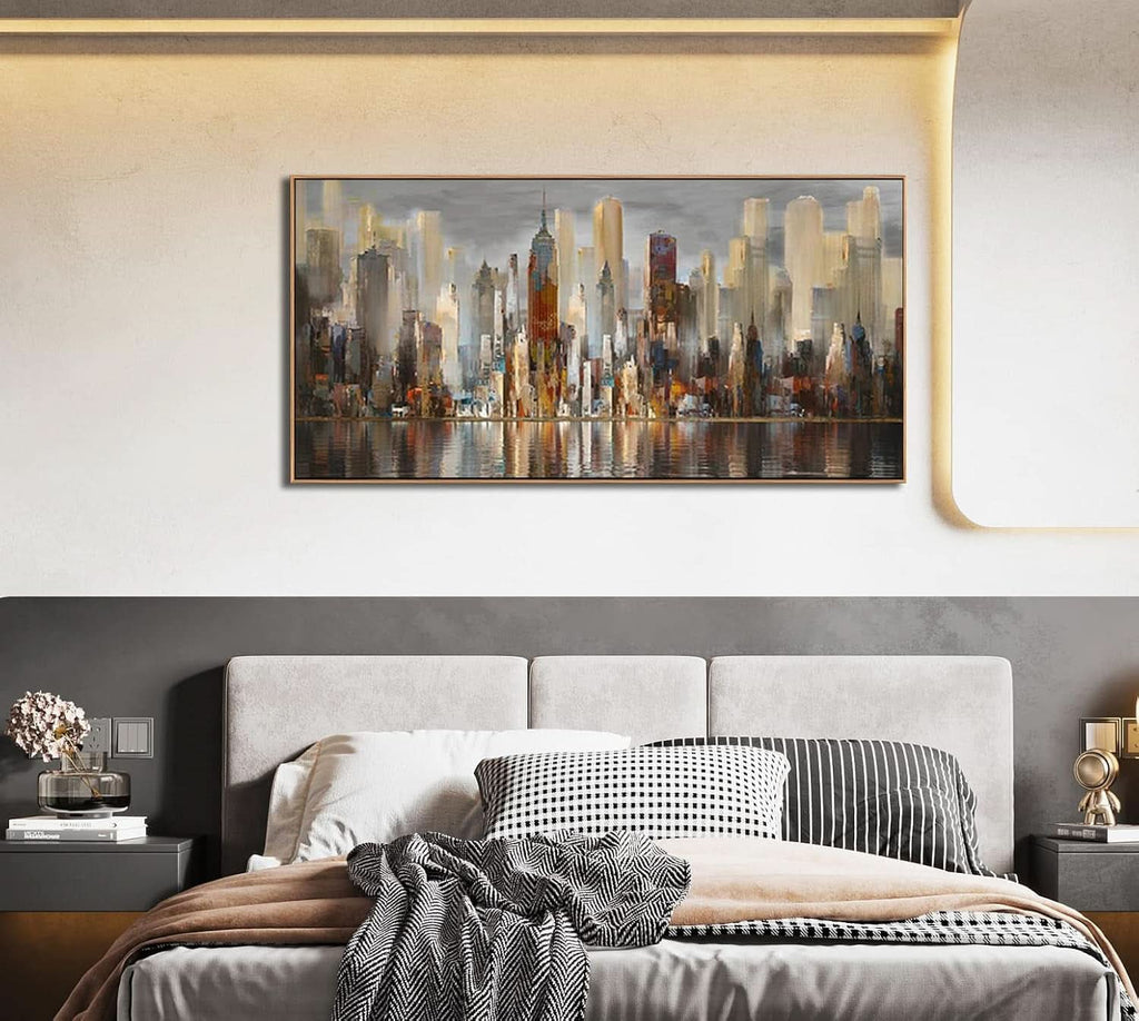 York Cityscape Skyline Wall Art 24x48 Canvas for Living Room – image 8