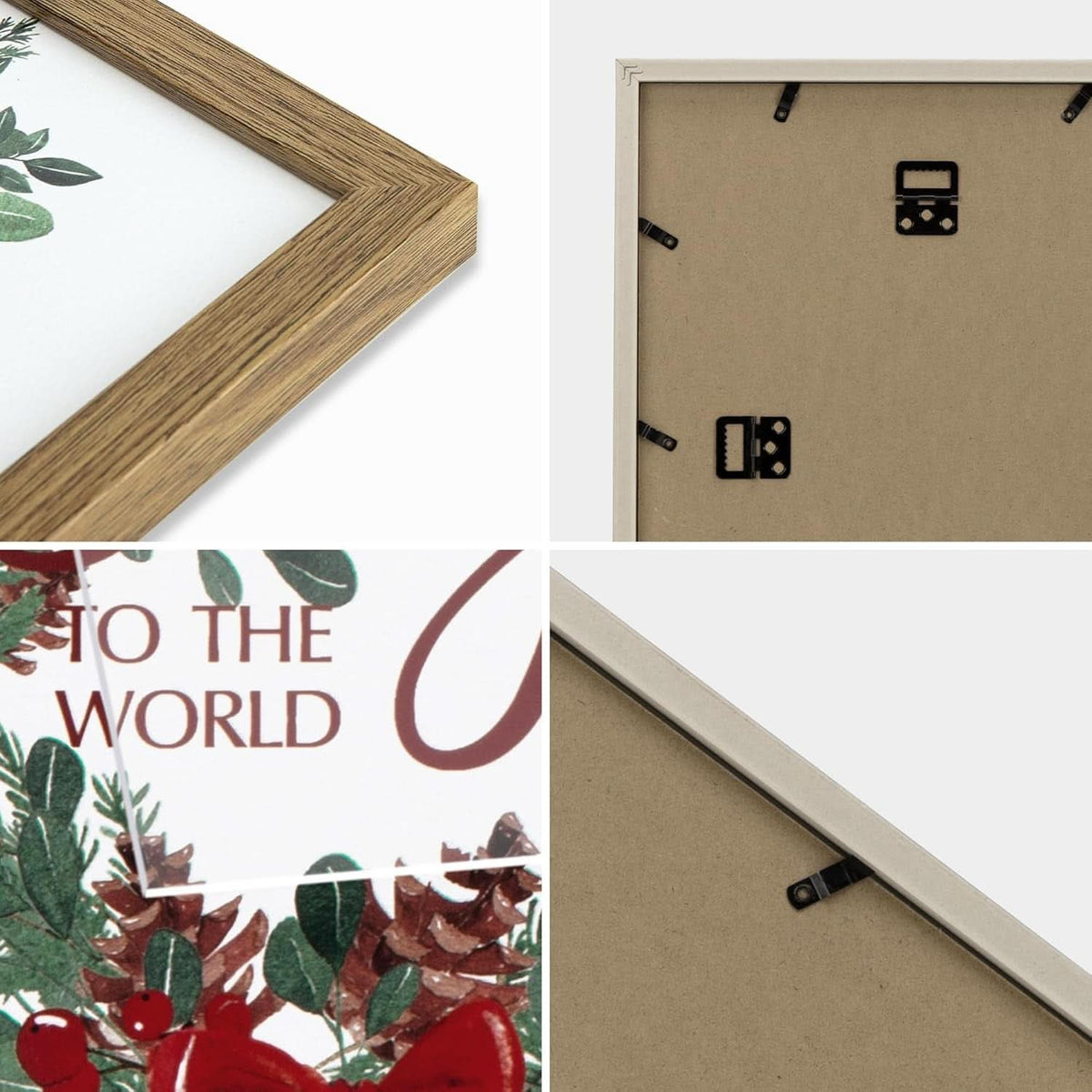 Forest Christmas Holiday Landscape Wall Art Set of 5 Framed – image 9