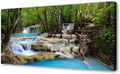 Tropical Waterfall Landscape Wall Art 71x36 Canvas – main view