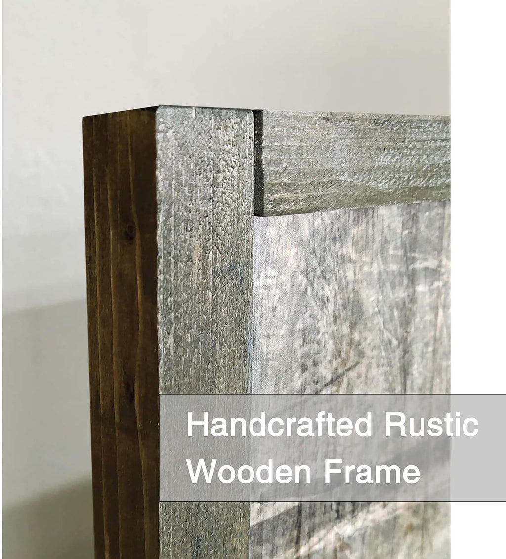 Weathered Wall Art 40x20 Framed for Office – image 2
