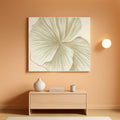 Ginkgo Leaf Botanical Wall Art 24x48 Hand-Painted Green Canvas – main view
