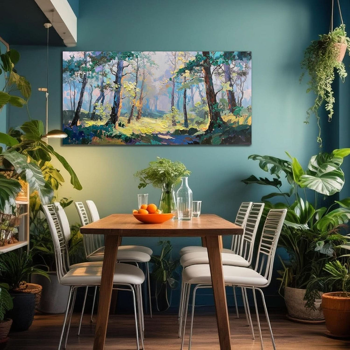 Forest Landscape Wall Art 48x24 Canvas for Living Room – image 6