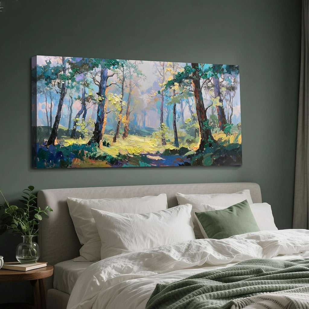 Forest Landscape Wall Art 48x24 Canvas for Living Room – image 5