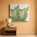 Pattern Floral Wall Art 24x48 Hand-Painted Canvas for Living Room – main view