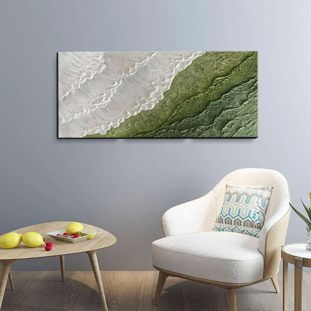 Expressionist Abstract Wall Art 24x48 Hand-Painted – image 4