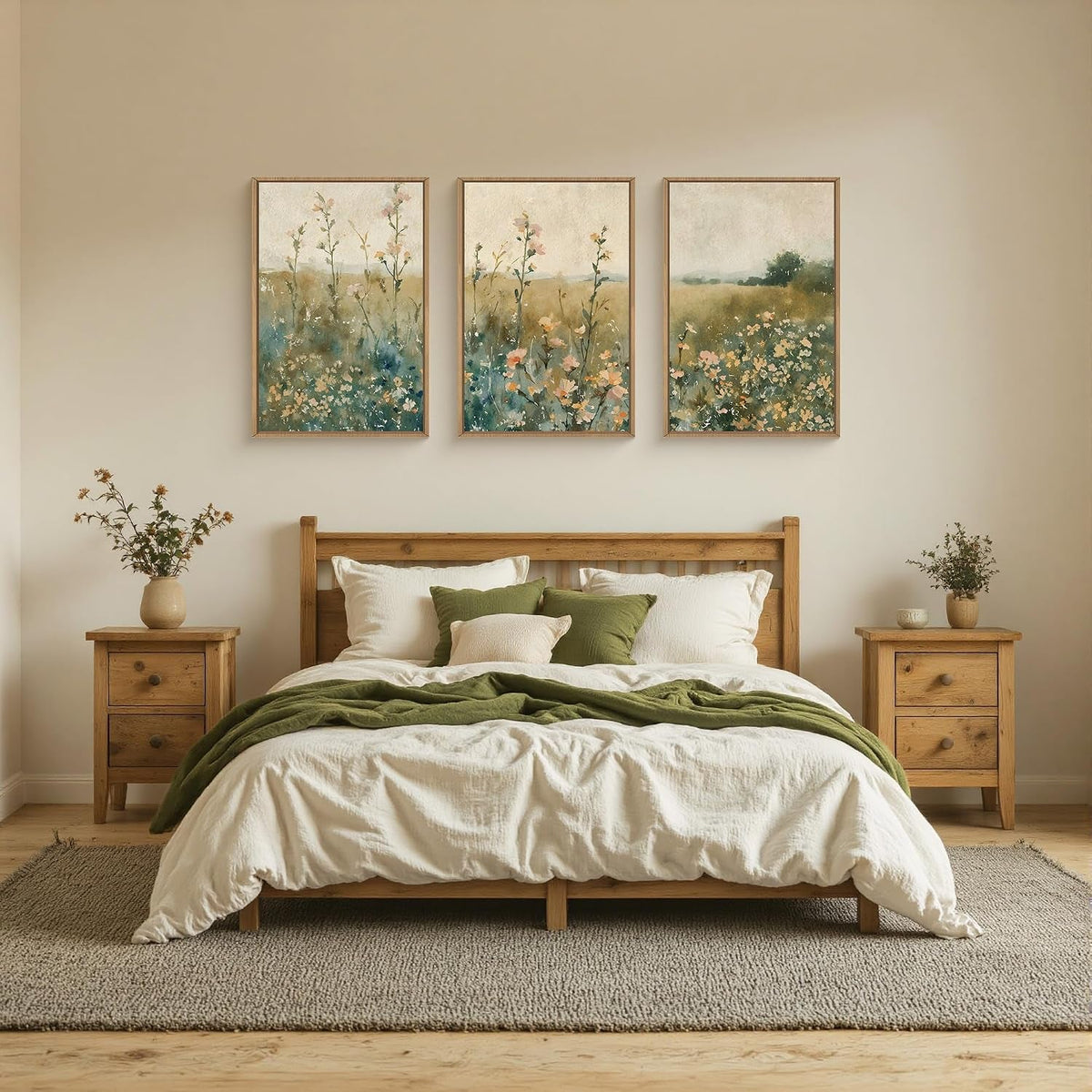 Wildflower Floral Wall Art 24x36 Canvas for Living Room – image 4