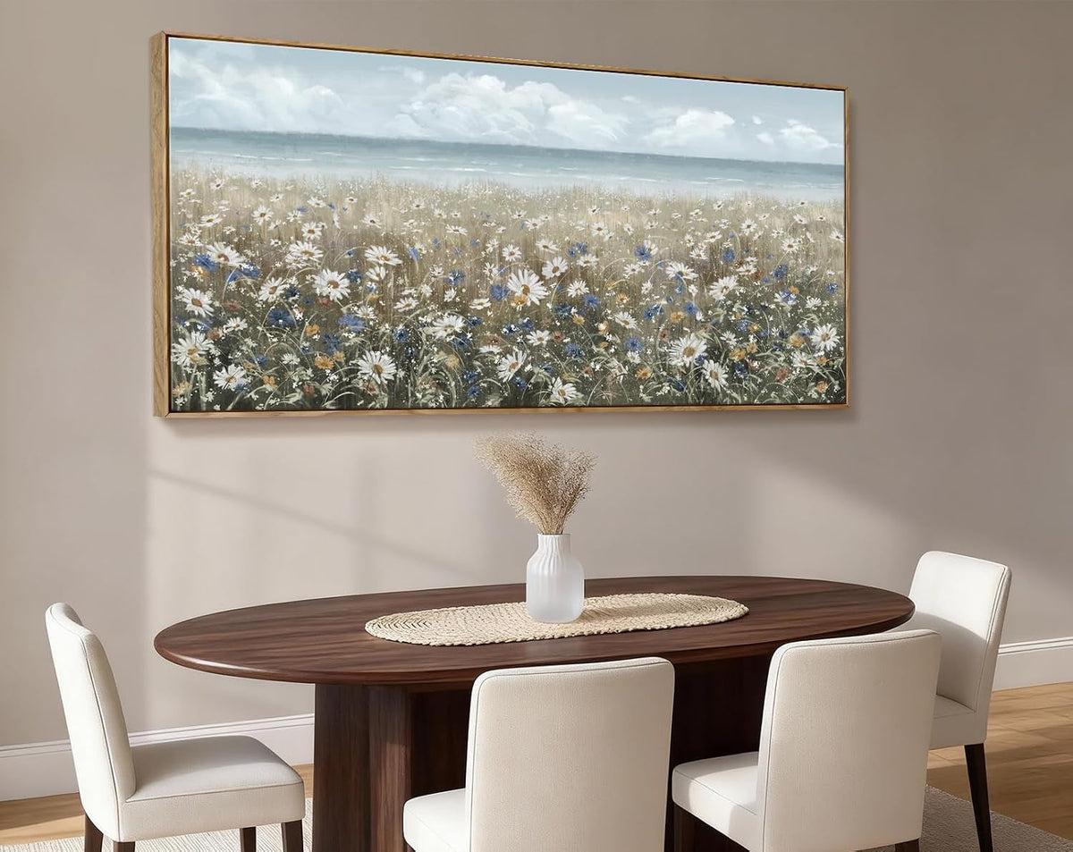 Coastal Wall Art 48x24 Framed for Living Room – image 4