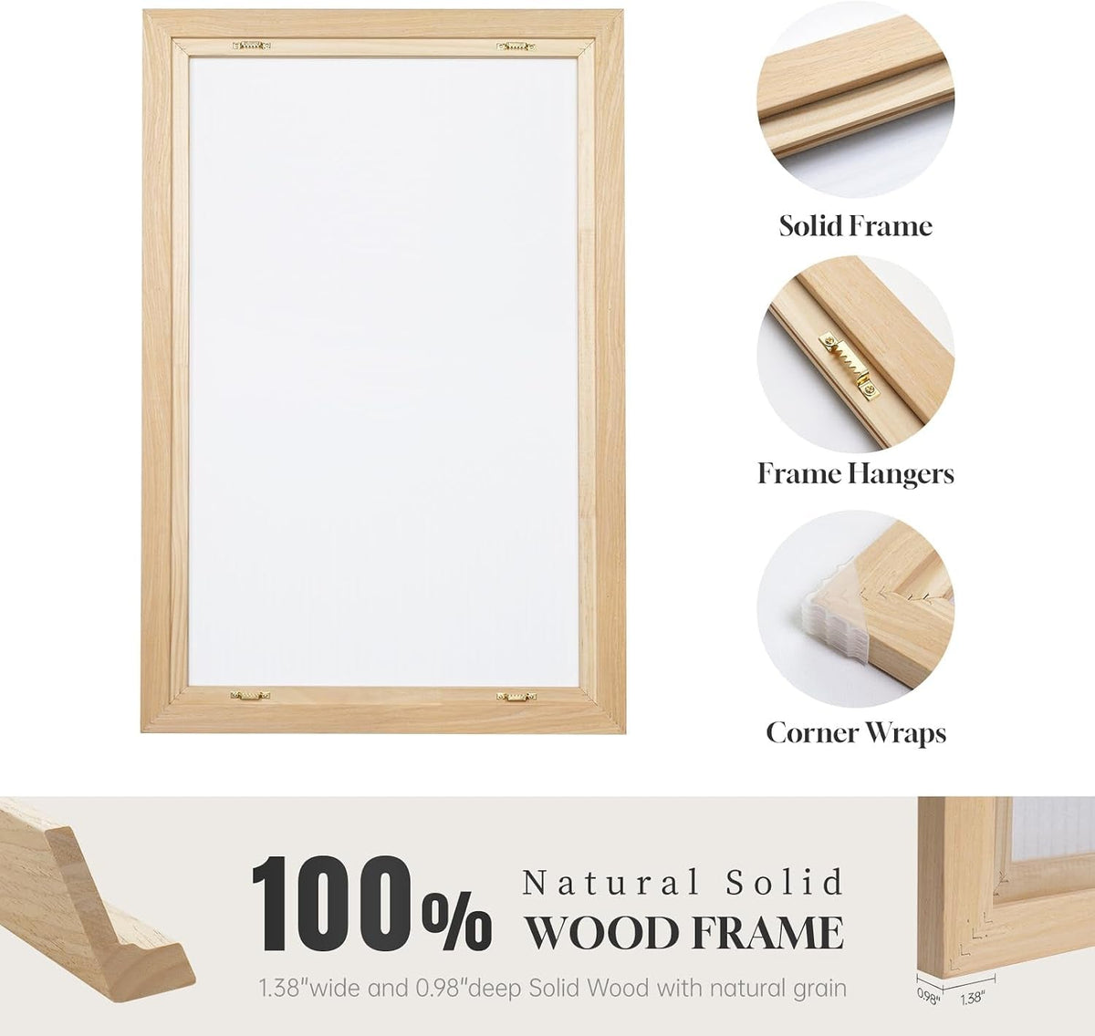 Forest Pastel Landscape Wall Art Set of 3 Framed for Living Room – image 6
