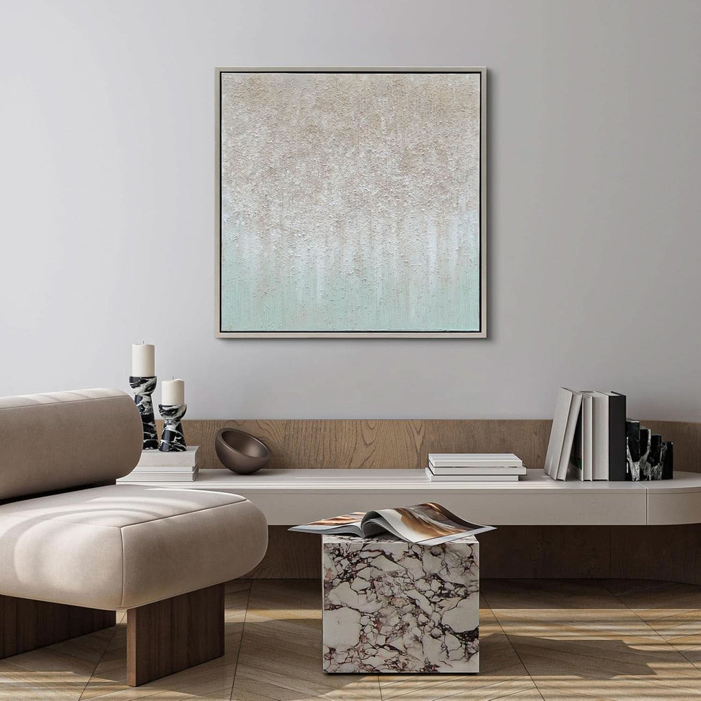 Textured Abstract Wall Art 36x36 Hand-Painted for Living Room – image 2