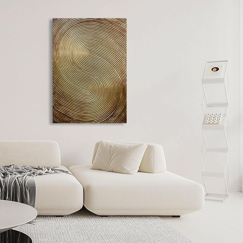 Modern Wall Art 40x28 Hand-Painted for Living Room – image 5