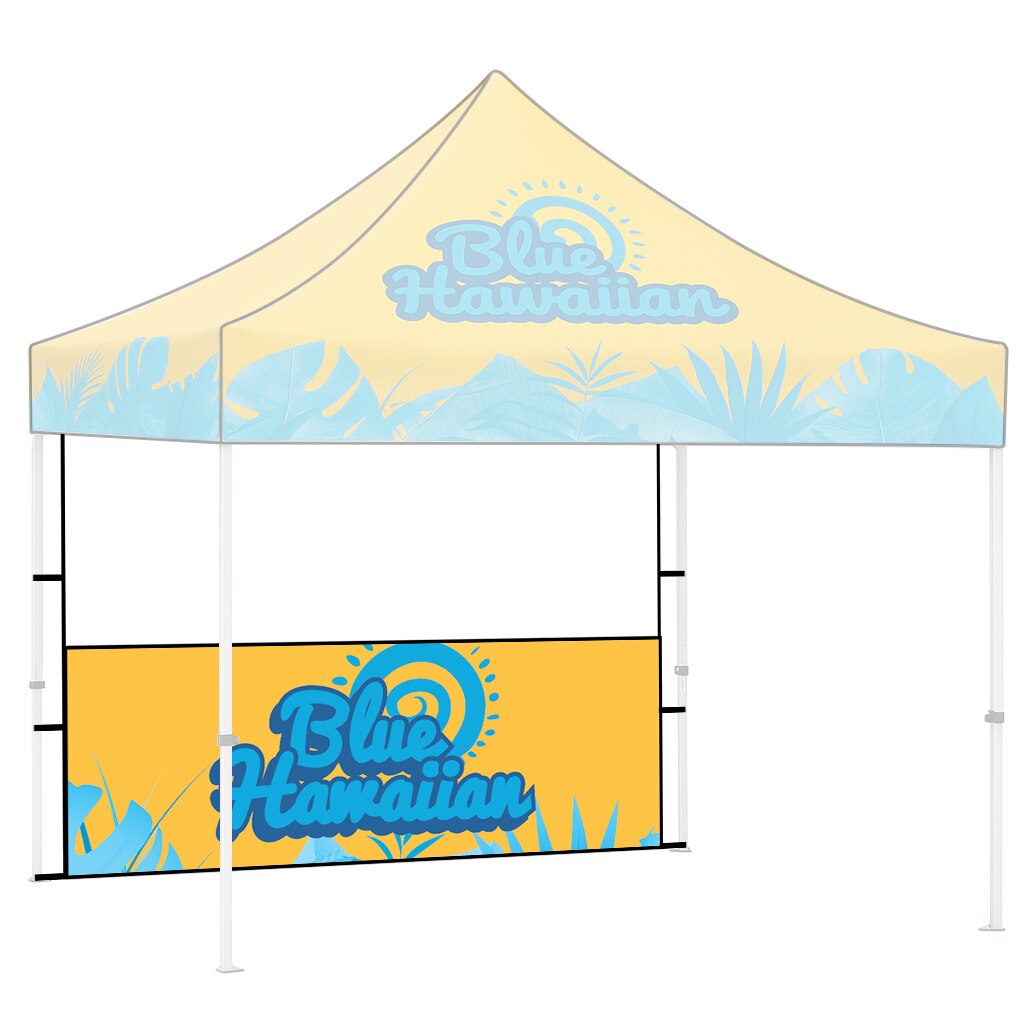 ONE CHOICE 10 ft. Tent Backwall with Window