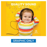 ONE CHOICE 8 ft. Fabric Pop Up Display