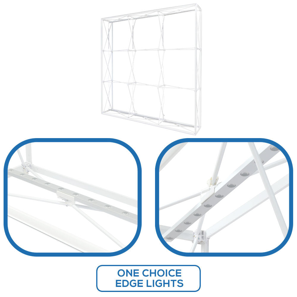 ONE CHOICE SEG Pop Up Lightbox 8 ft (Double-Sided Graphic Package)