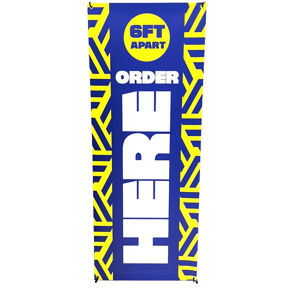 ONE CHOICE 24 x 62 in. 5 Pack Small X Banner Stand Super Flat (Graphic Package)