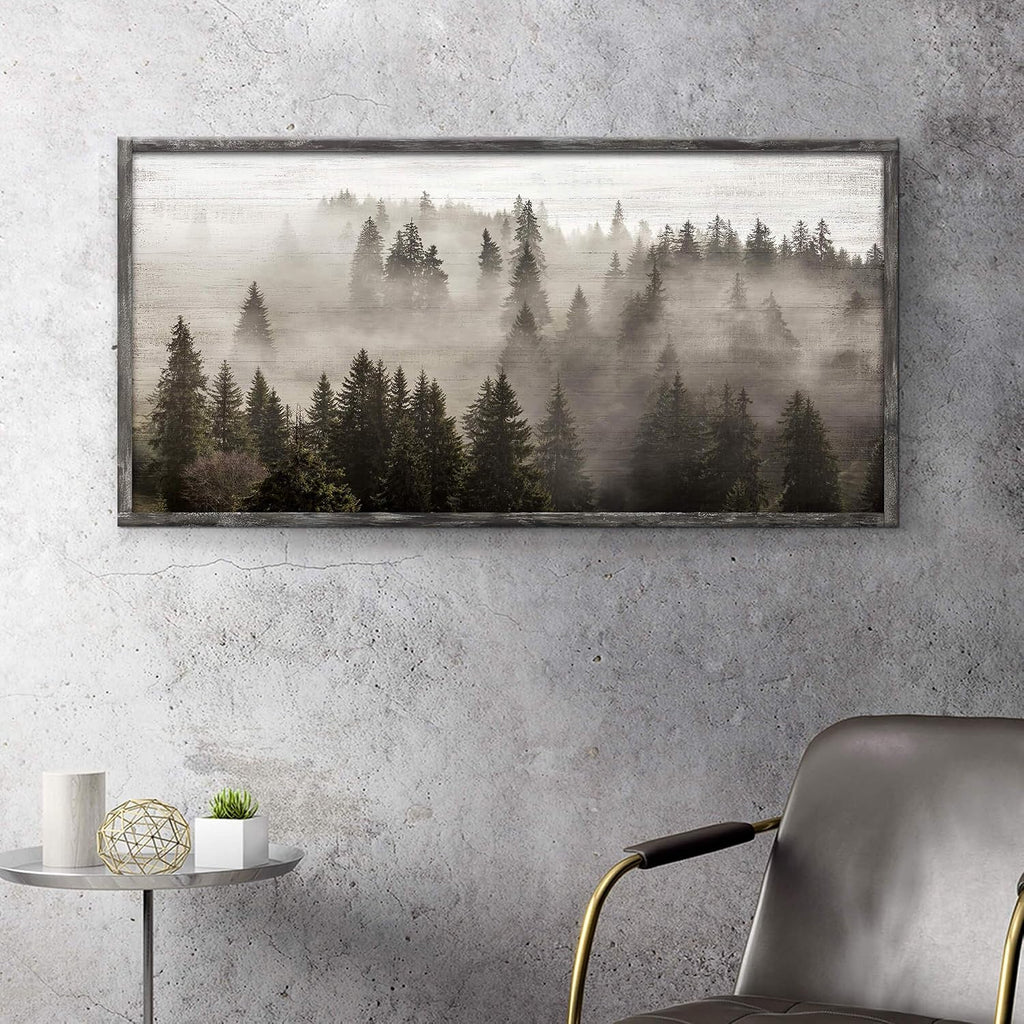 Weathered Wall Art 40x20 Framed for Office – image 4