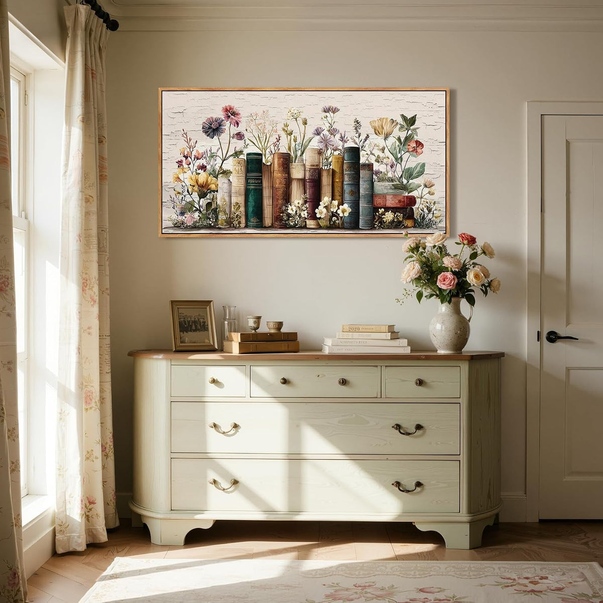 Floral Wall Art 29x57 for Living Room – image 5