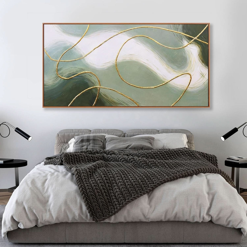 Abstract Wall Art 40x20 Canvas for Living Room – image 4