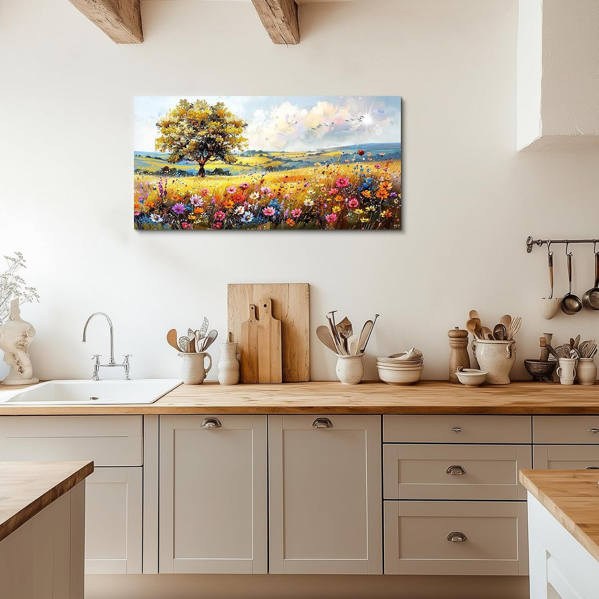 Nature Landscape Wall Art 24x48 Canvas for Living Room – image 2