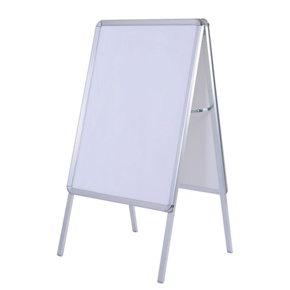 Empty aluminum snap frame A-frame stand