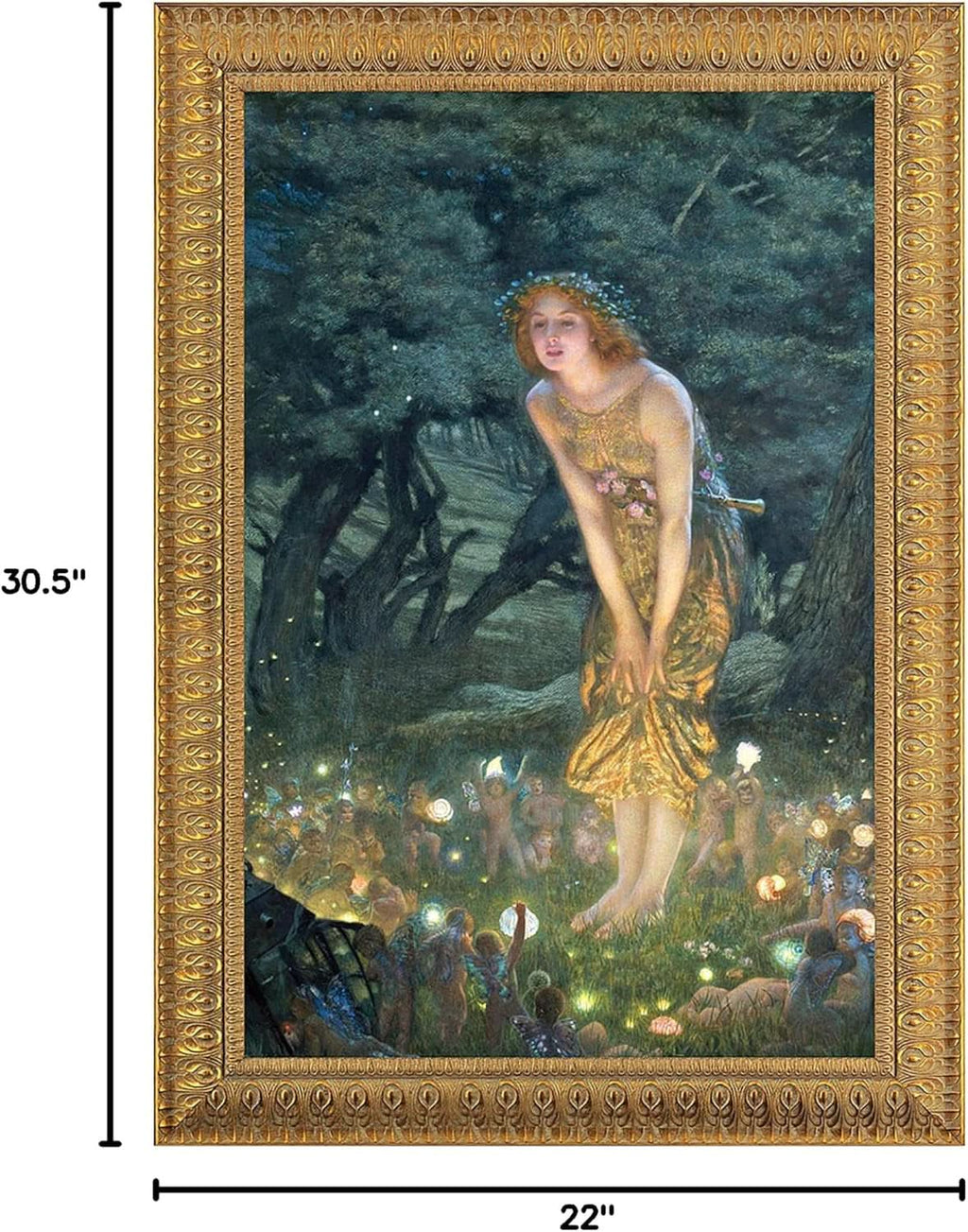 Midsummer Eve Canvas Wall Art Framed for Living Room – image 8
