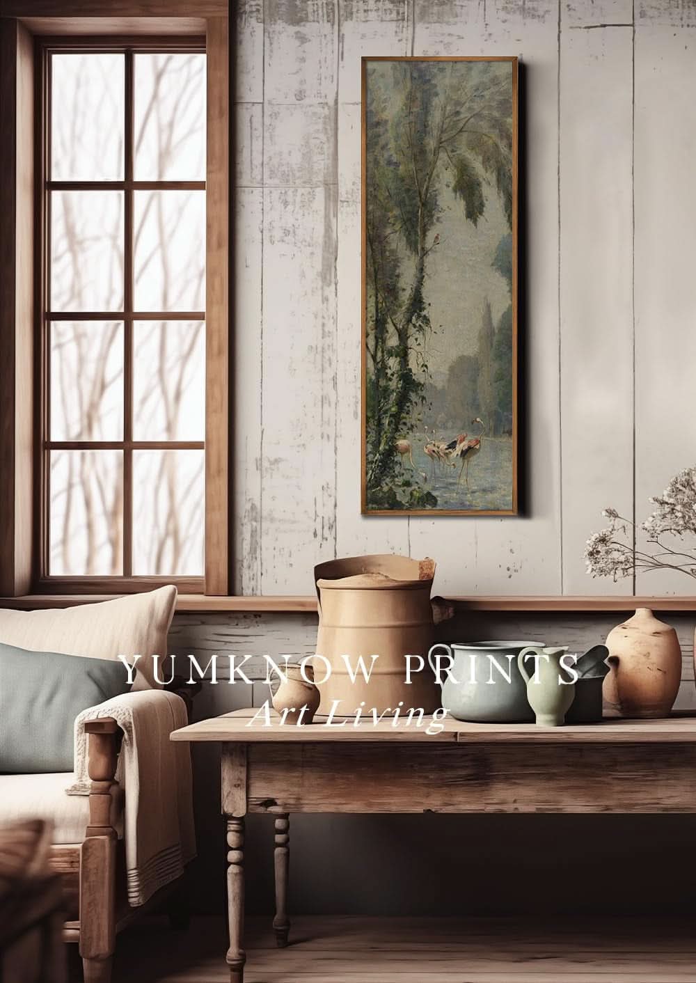 Farmhouse Panorama Canvas Wall Art 16x48 for Living Room – image 3