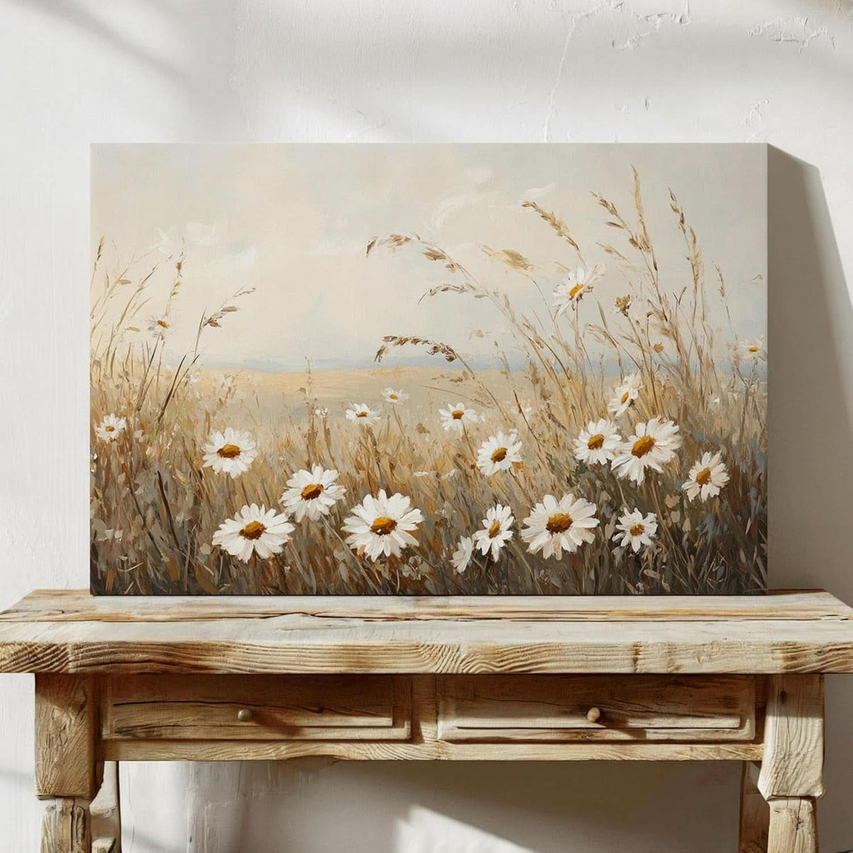 Floral Wall Art 24x36 Framed Canvas for Living Room – image 2