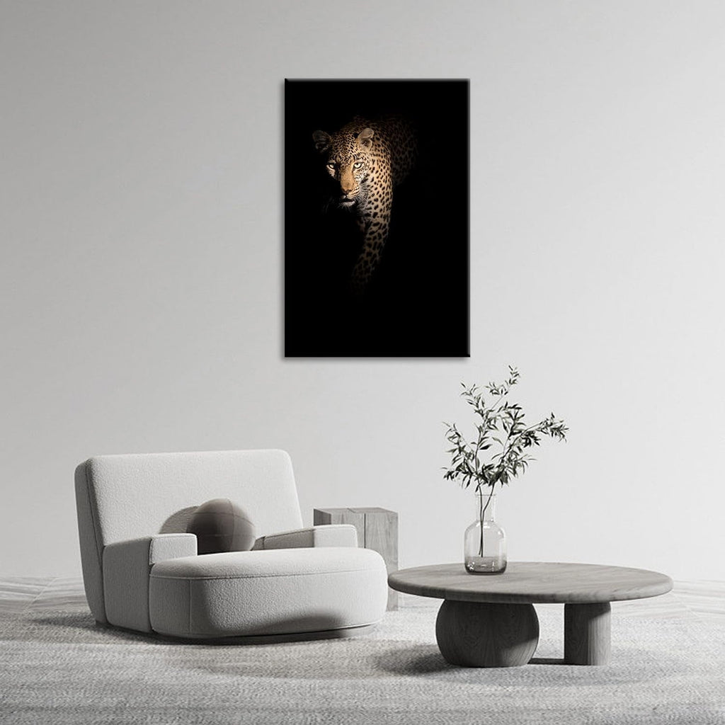 Leopard Wildlife Portrait Wall Art 24x36 Framed Canvas – image 6