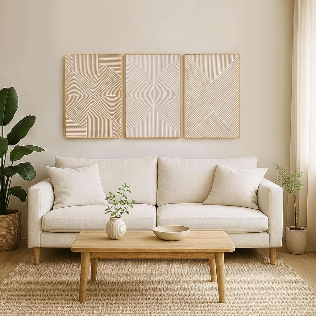 Textured Modern Wall Art 16x24 Hand-Painted Neutral – image 6