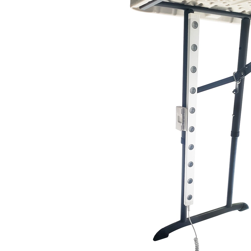 Backlit Fitted Table Throw lighting frame hardware