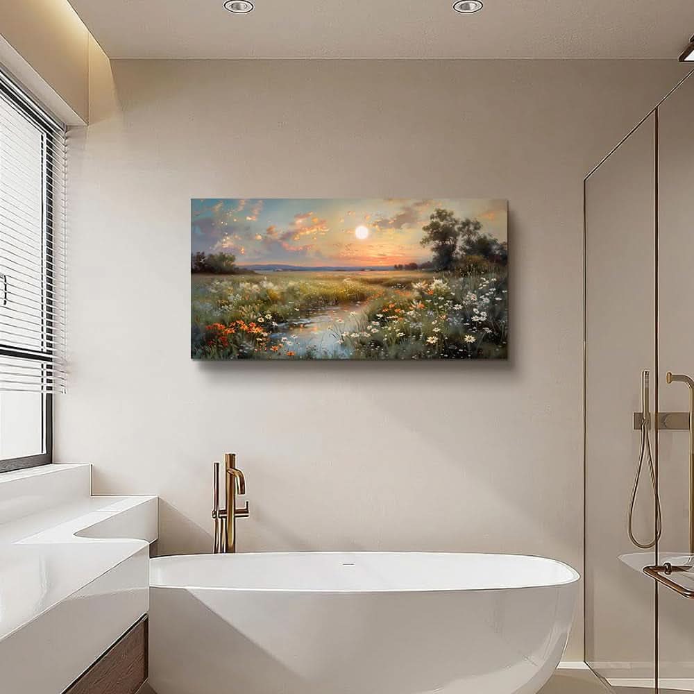 Printed Landscape Wall Art Canvas for Living Room – image 5