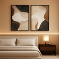 Collections Abstract Wall Art 16x24 Framed for Living Room – main view