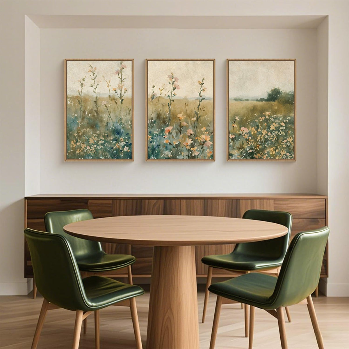 Wildflower Floral Wall Art 24x36 Canvas for Living Room – image 2