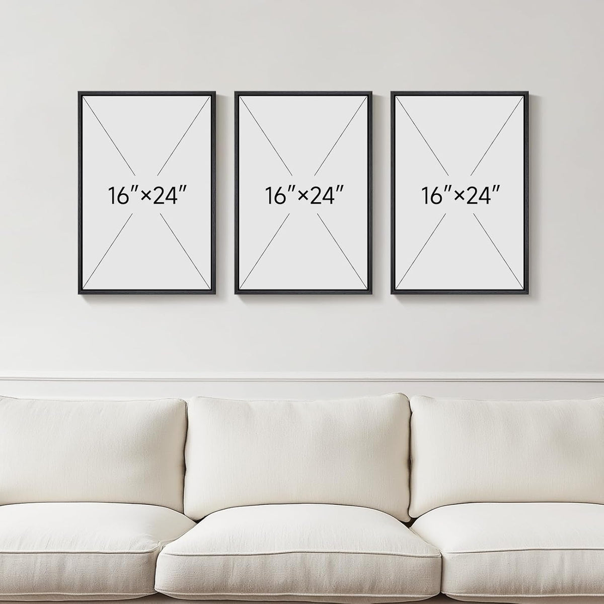Iceberg Motivational Coastal Wall Art 16x24 Framed Navy Blue – image 4