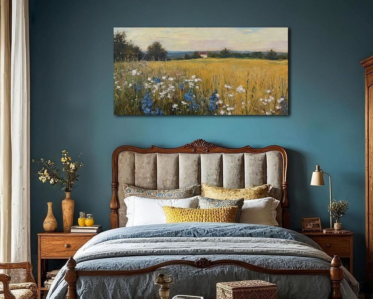 Pastoral Landscape Wall Art 40x20 Canvas for Living Room – image 3