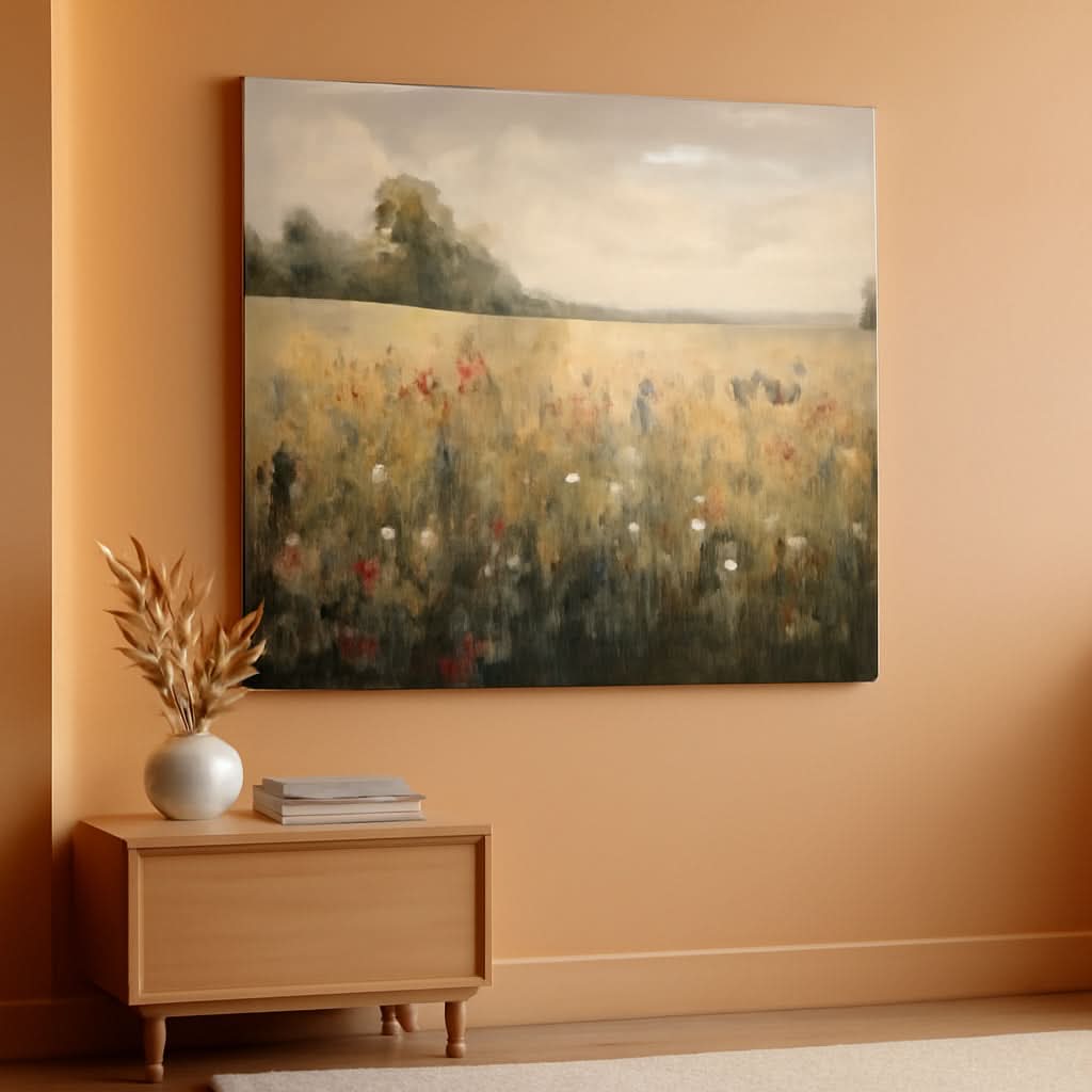 Abstract Wall Art 24x48 Canvas for Living Room – main view