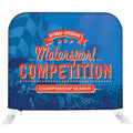 Custom printed fabric crowd control barrier banner