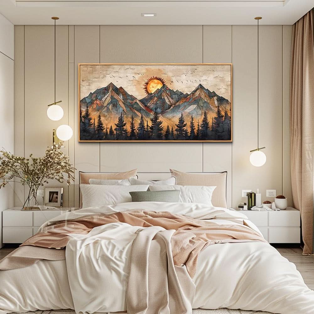 Textured Modern Wall Art 24x48 Canvas for Living Room – image 7