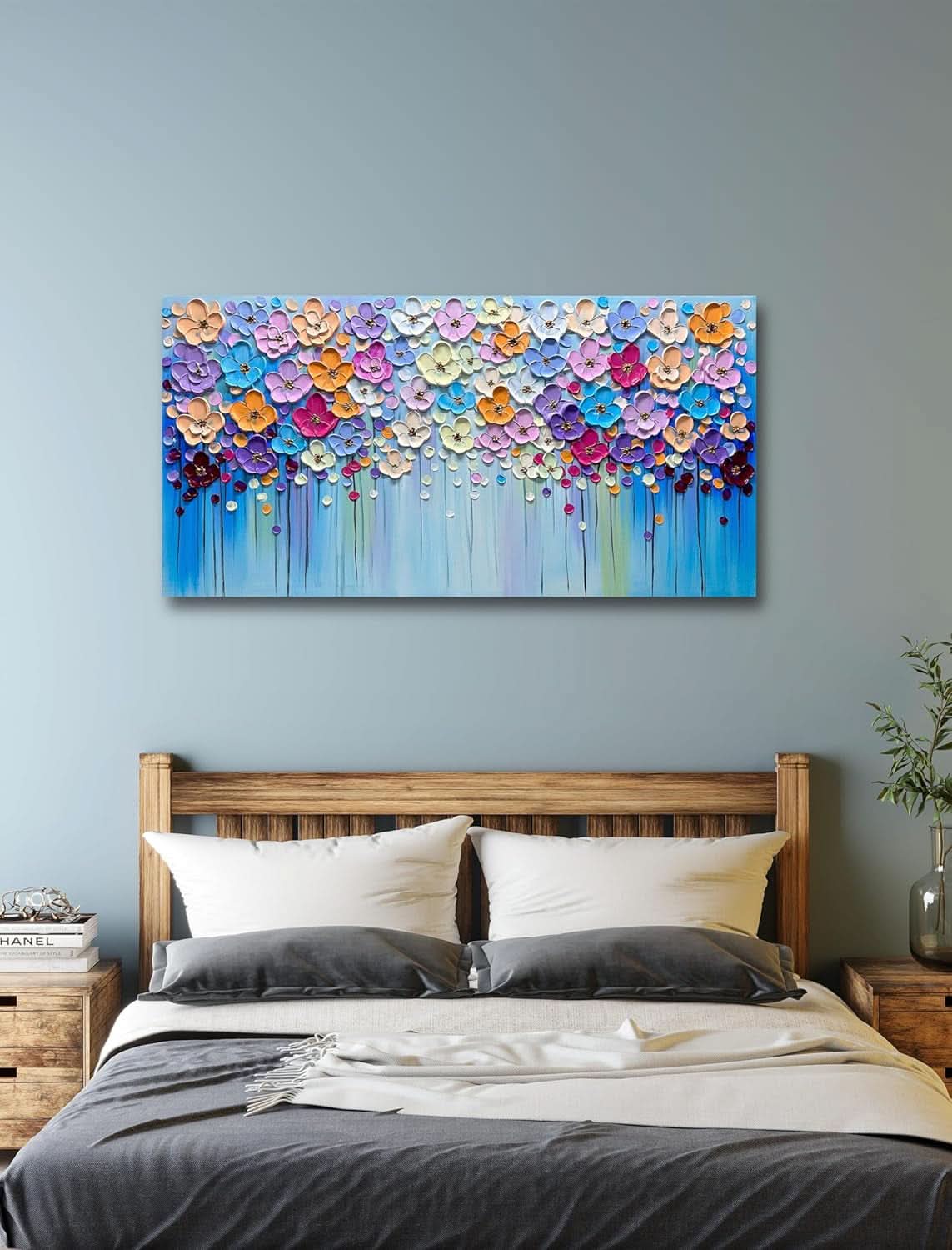 Abstract Wall Art 24x48 Hand-Painted for Living Room – image 6