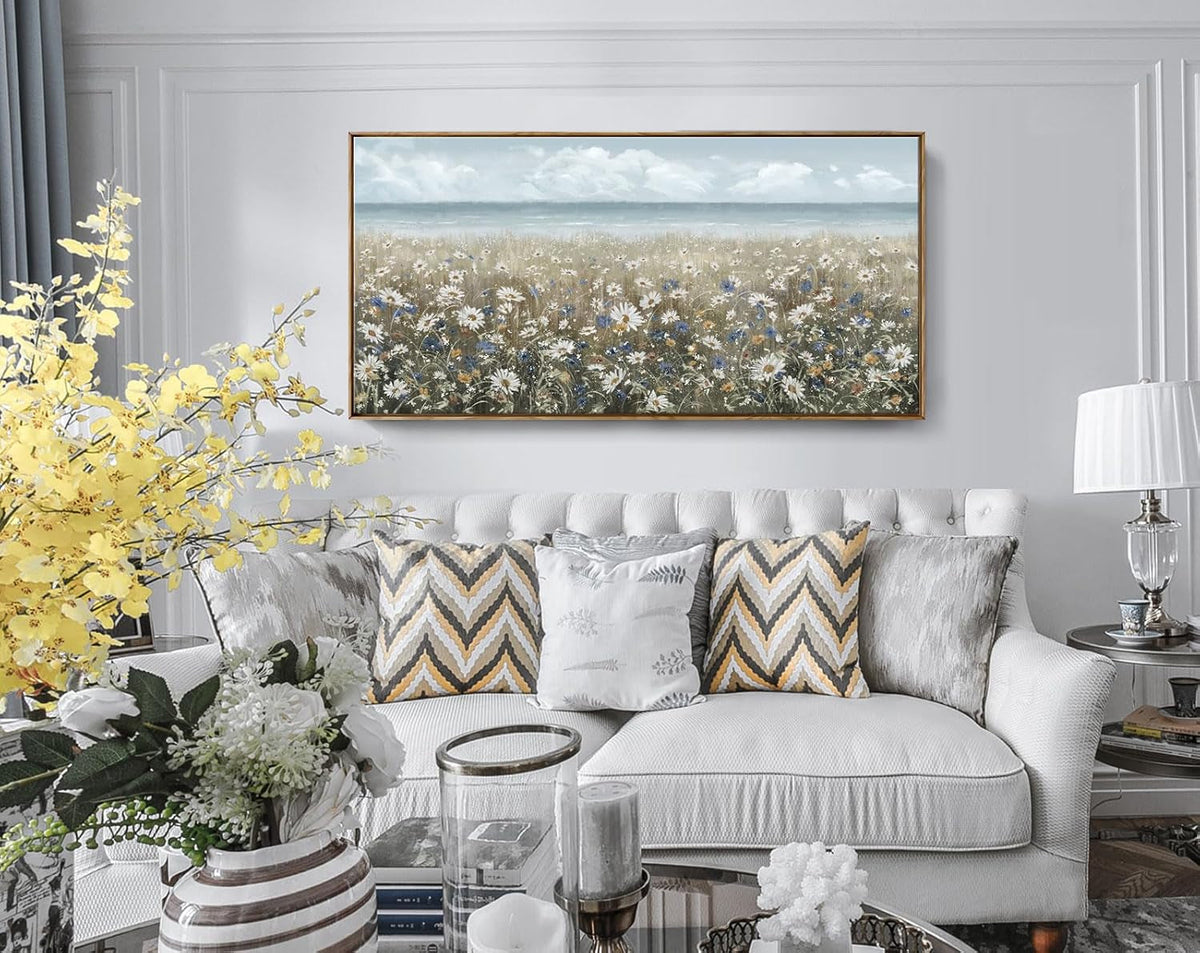Coastal Wall Art 48x24 Framed for Living Room – image 2