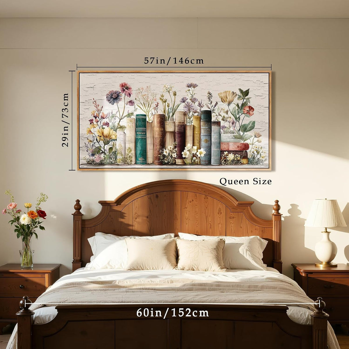 Floral Wall Art 29x57 for Living Room – image 4