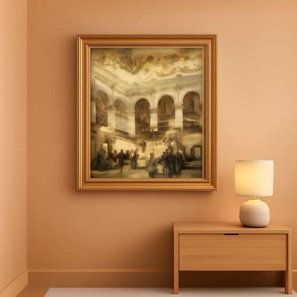 Opera Corridor Canvas Wall Art for Living Room – main view
