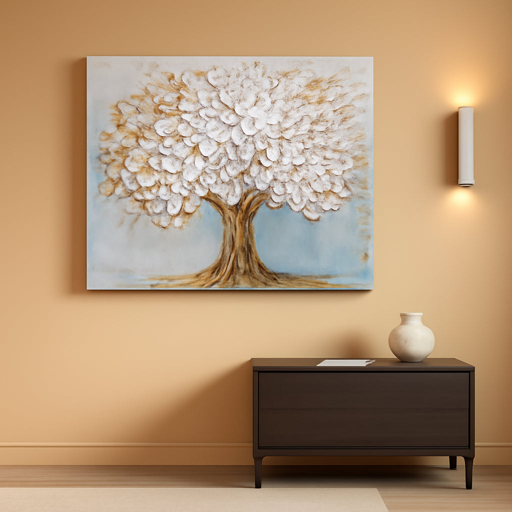 Tree of Life Landscape Wall Art 20x40 Canvas for Living Room – main view