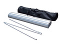 Double-sided roll up banner stand with travel bag and pole