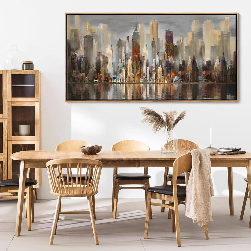 York Cityscape Skyline Wall Art 24x48 Canvas for Living Room – image 3