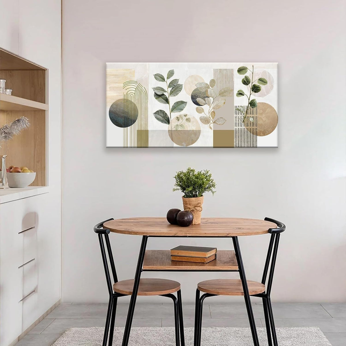 Verdant Geometric Boho Wall Art 20x40 Canvas for Living Room – image 5