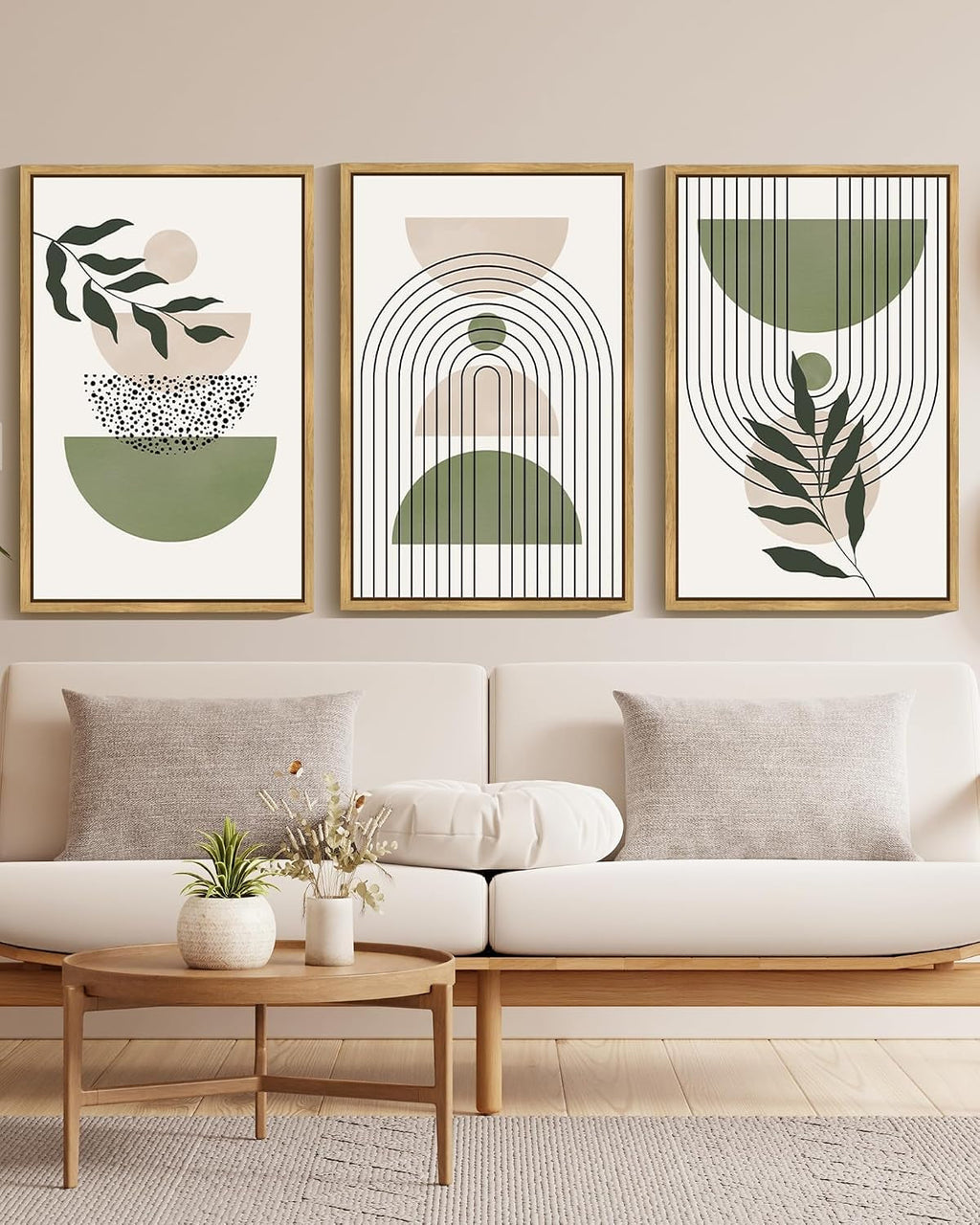 Verdant Boho Botanical Wall Art 16x24 Framed for Living Room – image 4