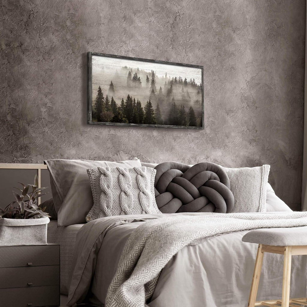 Weathered Wall Art 40x20 Framed for Office – image 5