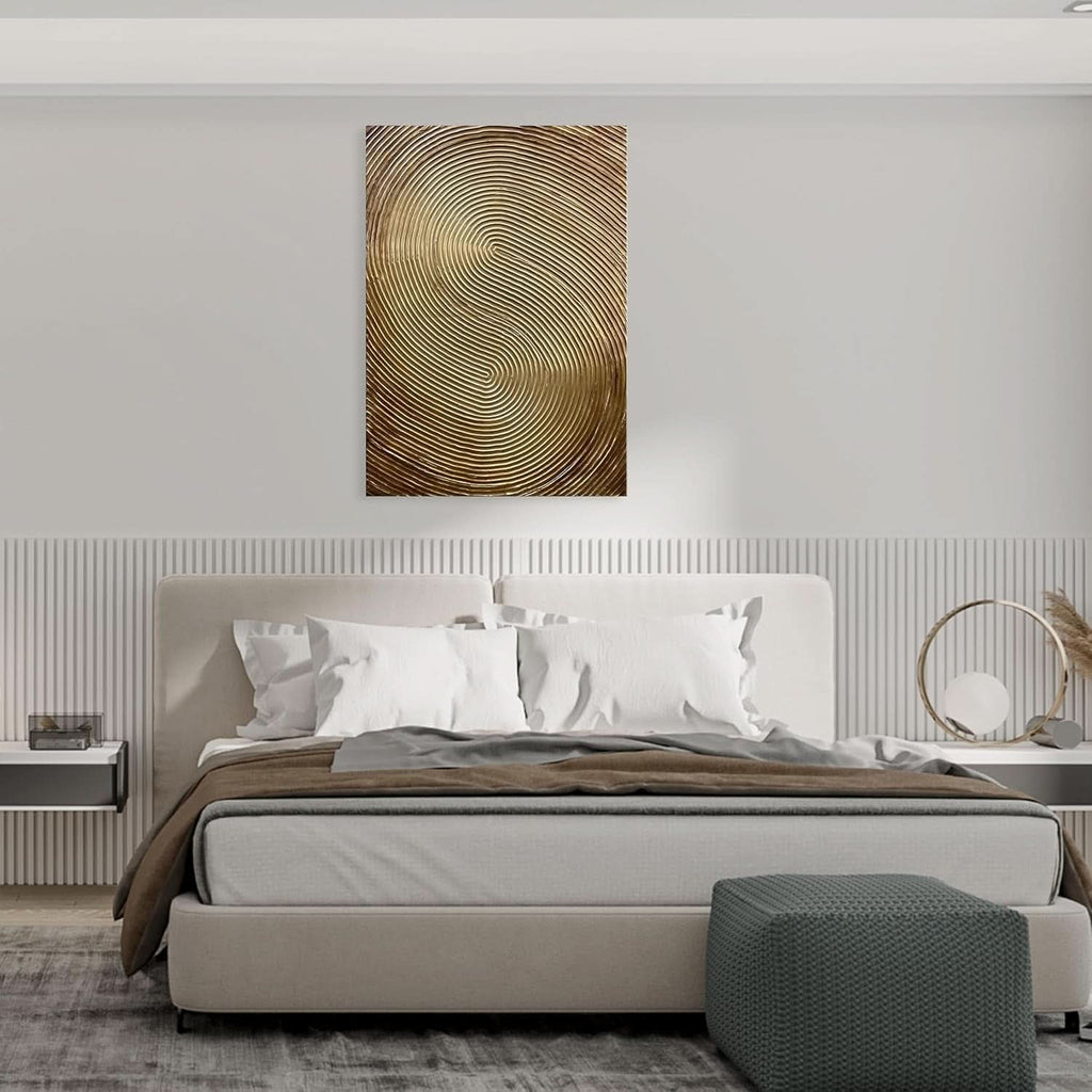 Modern Wall Art 40x28 Hand-Painted for Living Room – image 6