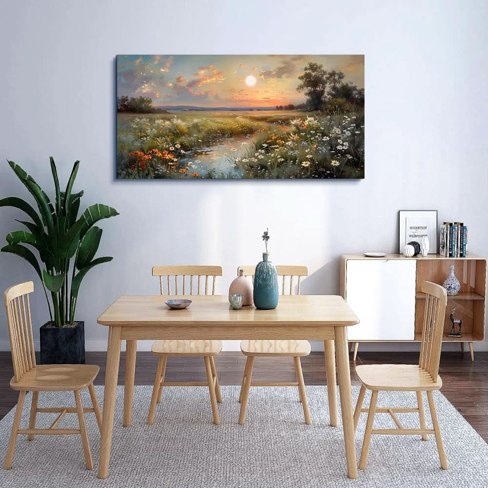 Printed Landscape Wall Art Canvas for Living Room – image 3