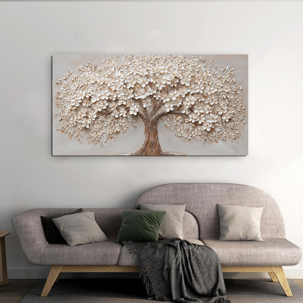 Tree of Life Botanical Wall Art Extra Large Canvas – image 5